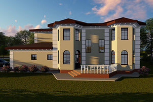 Grande Maison en Ossature Métallique Moderne à Étage 028 - photo façade maison 6 thumbnail