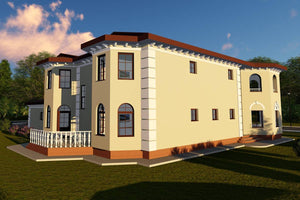 Grande Maison en Ossature Métallique Moderne à Étage 028 - photo façade maison 7 thumbnail
