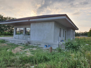 Application de mastic pour le projet de maison de 320 mètres carrés à Snagov thumbnail