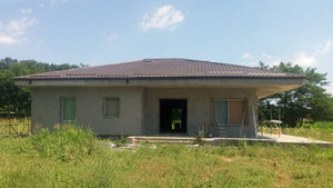 Application de mastic pour le projet de maison de 320 mètres carrés à Snagov thumbnail