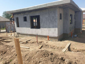 Application de mastic pour le projet clé en main de la maison de 72 mètres carrés thumbnail