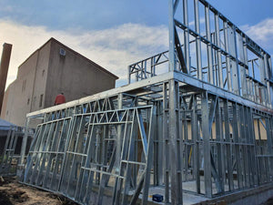 Montage schelet maison structure métallique maison rez-de-chaussée et étage équipement Gold thumbnail