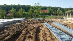 Montage de la structure métallique pour un projet de maison ignifuge à Saftica thumbnail