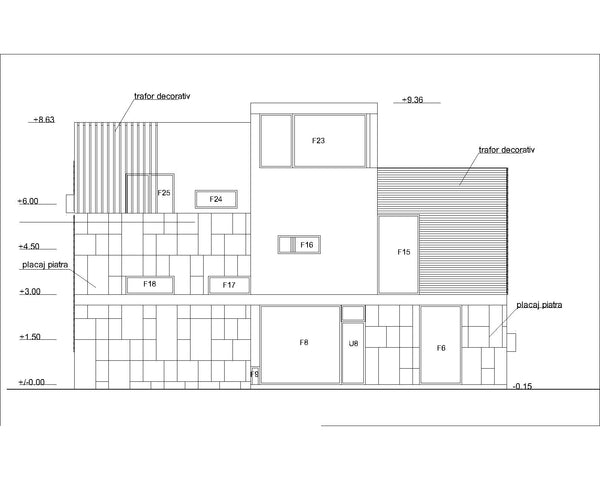 Montage de la structure métallique des étages pour une villa de style méditerranéen