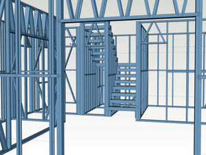Montage de la structure métallique pour un projet de maison de 120 mètres carrés thumbnail