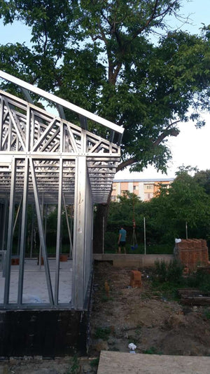 Montage d'une maison sur structure métallique à Craiova thumbnail