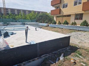 Montage rez-de-chaussée structure métallique légère projet maison rez-de-chaussée et 1er étage thumbnail