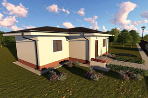 Petite Maison Ossature Métallique Rez De Chaussée 70 m2 033 - image maison extérieur 2 thumbnail