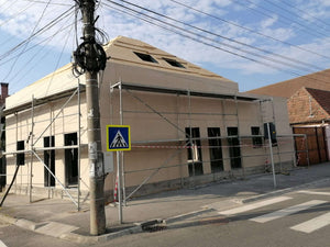 Revêtement extérieur en fibrociment pour un projet de maison de 191 mètres carrés à Sibiu thumbnail