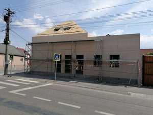 Revêtement extérieur en fibrociment pour un projet de maison de 191 mètres carrés à Sibiu thumbnail
