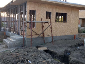 Revêtement extérieur en OSB pour un projet clé en main de 72 mètres carrés thumbnail