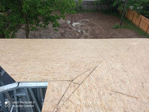 Revêtement des fermes du toit avec OSB de 20 mm pour une maison métallique de plain-pied à Ilfov thumbnail