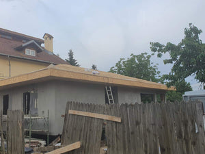 Revêtement des fermes du toit avec OSB de 20 mm pour une maison métallique de plain-pied à Ilfov thumbnail