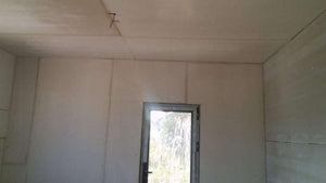 Revêtement intérieur en oxyde de magnésium pour un projet de maison métallique à Saftica thumbnail