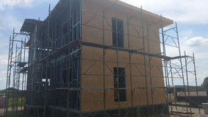 Revêtement extérieur en OSB pour un projet de maison de 190 mètres carrés thumbnail