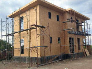 Revêtement extérieur en OSB pour un projet de maison de 190 mètres carrés thumbnail