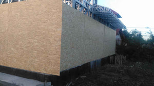 Placari exterioare casa metalica cu OSB 15mm proiect de casa 260mp thumbnail