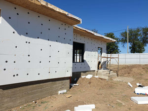 Revêtement extérieur en polystyrène expansé pour un projet clé en main de 72 mètres carrés thumbnail
