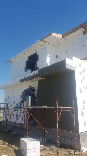 Projet de système d'isolation thermique pour une maison en structure métallique à Domnesti thumbnail