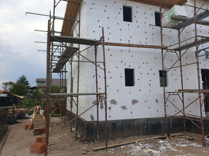 Revêtement extérieur en polystyrène expansé pour un projet de maison de 190 mètres carrés thumbnail