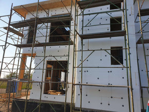 Revêtement extérieur en polystyrène expansé pour un projet de maison de 190 mètres carrés thumbnail