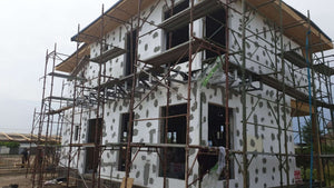 Revêtement extérieur en polystyrène expansé pour un projet de maison de 190 mètres carrés thumbnail