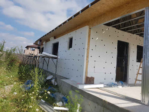 Revêtement en polystyrène expansé de 100 mm pour un modèle de maison métallique de 174 mètres carrés thumbnail