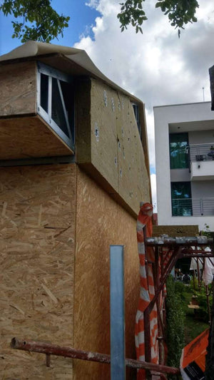 Revêtement en laine de basalte pour un projet de maison métallique à Craiova thumbnail