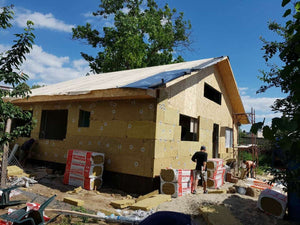 Revêtement en laine de basalte pour un projet de maison métallique à Craiova thumbnail