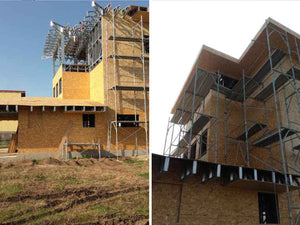 Revêtement intérieur et extérieur en OSB pour un projet de maison de 294 mètres carrés thumbnail