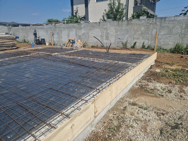 Pregatire finala pentru turnarea placii de fundatie