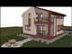 Maison à Ossature Métallique à Étage 140m2 Modern 001 - video facade maison