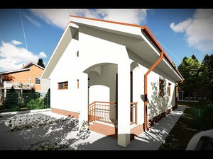 Maison Ossature Metallique Traditionnelle à 3 Chambres 090 - facade maison video thumbnail