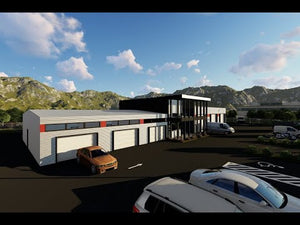Construction Bâtiment Métallique Commercial à 1 Étage 005 - modèle de bâtiment video thumbnail