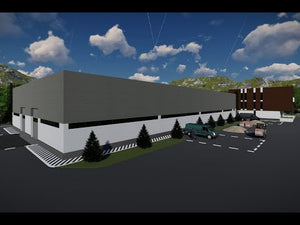 Construction de Hangar Métallique sur Trois Niveaux 003 - video modèle de hangar thumbnail