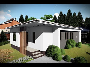 Petite Maison en Ossature Métallique Moderne 90m2 073 - video maison extérieur thumbnail