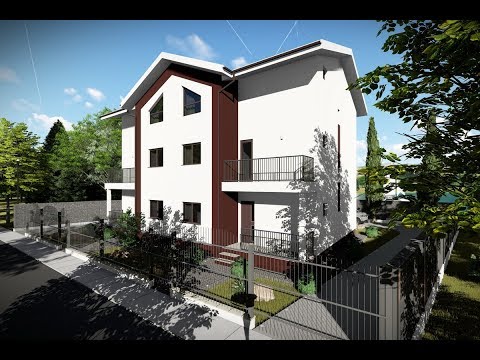 Maison Ossature Métallique Duplex Moderne Sur 3 Niveaux 066 - video maison extérieur