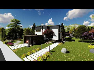 Maison en Ossature Métallique Modern Sur 2 Niveaux 200m2 040 - video facade maison moderne thumbnail