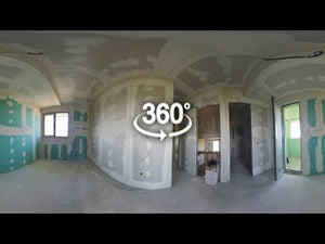 Ponçage préliminaire avant l'application de la peinture lavable thumbnail
