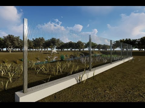 Clôture de Maison en Métal en Treillis Tissé pas Cher GA09 - modèle de clôture video