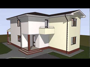 Maison Ossature Métallique 5 Chambres Sur Deux Niveaux 014 - video facade maison thumbnail