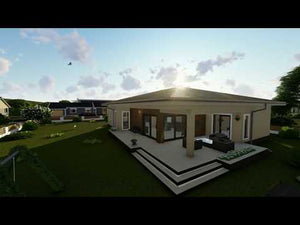 Maison Ossature Métallique Avec Garage Sur 1 Seul Niveau 047 - video facade maison moderne thumbnail