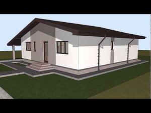 Maison Ossature Métallique Moderne Avec Garage Un Niveau 018 - video façade maison thumbnail