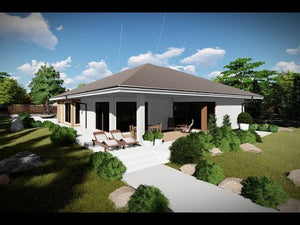 Maison Ossature Métallique 4 Chambres Avec Grand Garage 050 - video facade maison thumbnail