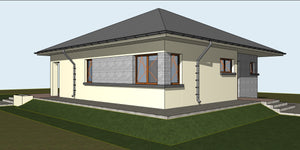 Construction d'une maison de plain-pied de 120 mètres carrés à Braila, coffrage et armature de la fondation thumbnail