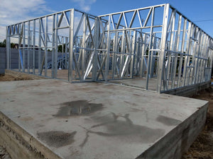 Projet de maison à Braila de 120 mètres carrés, montage de la structure des murs thumbnail