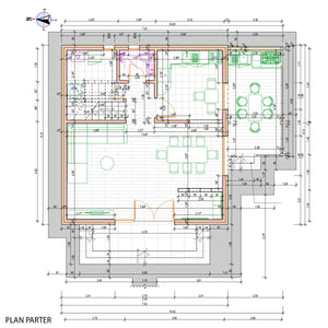 Traçage et excavation de la fondation pour une maison en structure métallique de 134 mètres carrés thumbnail