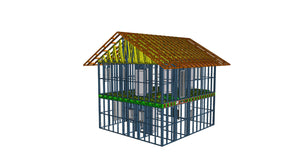 Revêtement extérieur en fibrociment pour une maison sur structure métallique thumbnail