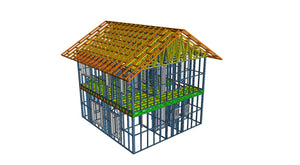 Revêtement extérieur en fibrociment pour une maison sur structure métallique thumbnail