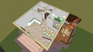 Traçage et excavation de la fondation pour une maison en structure métallique de 134 mètres carrés thumbnail